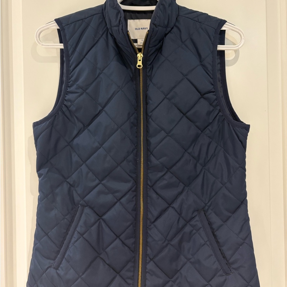 Old Navy Women's Quilted Vest - Deep Blue